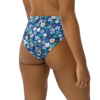 Fleur Blue Recycled Bikini Bottom