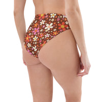 Daisy Mahogany Recycled Bikini Bottom