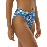 Fleur Blue Recycled Bikini Bottom