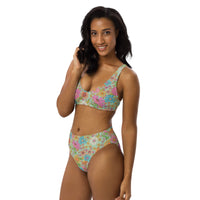 '70s Mint Recycled high-waisted bikini