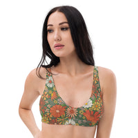 '70s Green Recycled Bikini Top