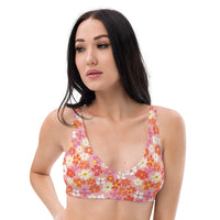 Fleur Pink Recycled Bikini Top