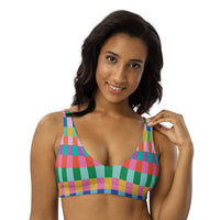 Summer Geo Recycled Bikini Top