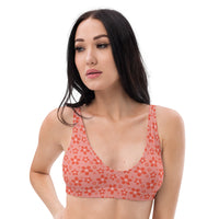 Monochrome Red Recycled Bikini Top