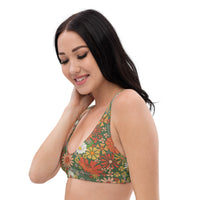 '70s Green Recycled Bikini Top