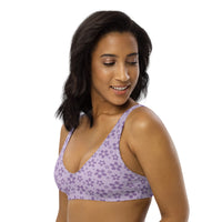 Monochrome Lavender Recycled Bikini top
