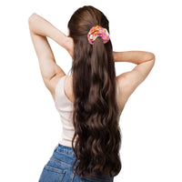 Fleur Pink Scrunchie