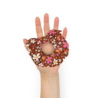 Daisy Mahogany Scrunchie