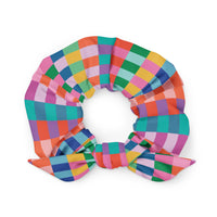 Summer Geo Scrunchie