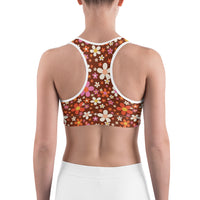 Daisy Mahogany Sports bra