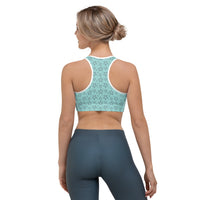 Monochrome Blue Sports Bra
