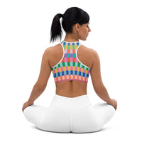 Summer Geo Sports bra