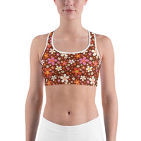 Daisy Mahogany Sports bra