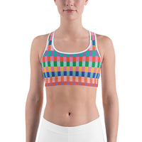 Summer Geo Sports bra