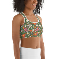 Daisy Green Sports Bra