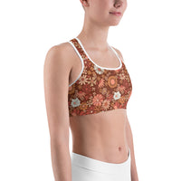 '70s Mahogany Sports Bra