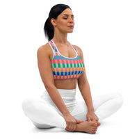 Summer Geo Sports bra