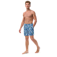 Fleur Blue Swim Trunks