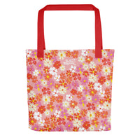 Fleur Pink Tote Bag