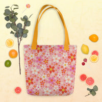 Daisy Pink Tote Bag