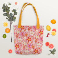 Daisy Pink Tote Bag