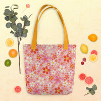 Daisy Pink Tote Bag