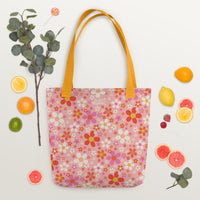 Daisy Pink Tote Bag