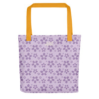 Monochrome Lavender Tote Bag
