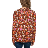 Daisy Mahogany Unisex Sweatshirt