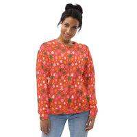 Holidaisy Red Unisex Sweatshirt