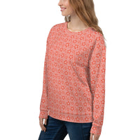 Monochrome Red Unisex Sweatshirt