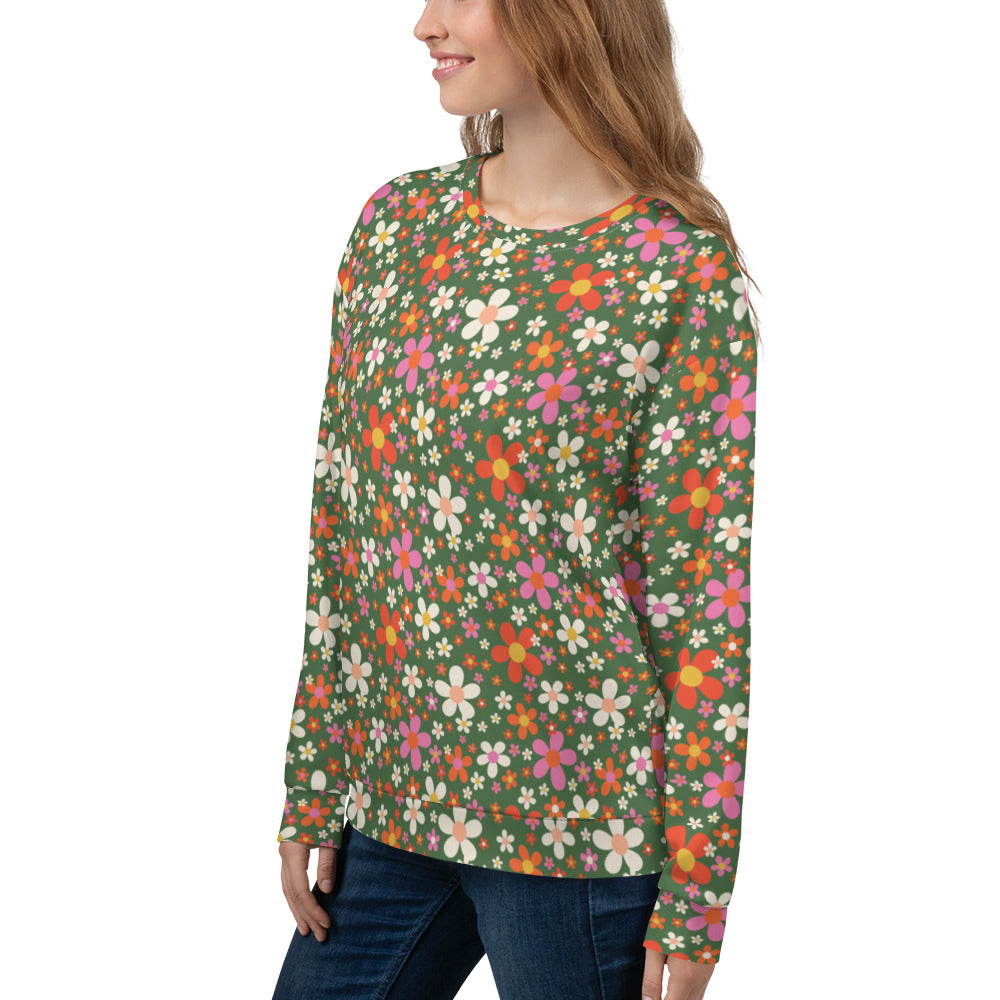 Daisy Green Unisex Sweatshirt