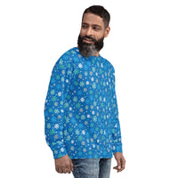 Holidaisy Blue Unisex Sweatshirt