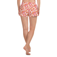 Fleur Pink Women's Athletic Shorts