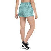 Monochrome Blue Women's Athletic Shorts