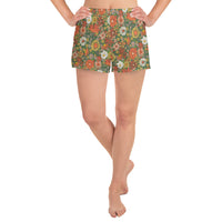 '70s Green Women's Athletic Shorts