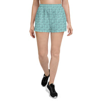 Monochrome Blue Women's Athletic Shorts