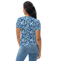 Fleur Blue Women's Tee