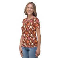 Daisy Mahogany Women's T-shirt