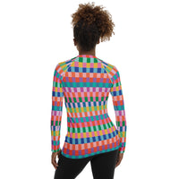 Summer Geo Women's Rash Guard