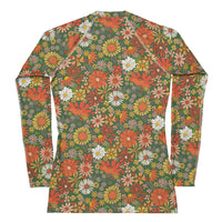 '70s Green Women's Rash Guard