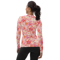 Daisy Pink Women's Rash Guard