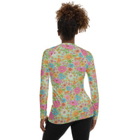 '70s Mint Women's Rash Guard