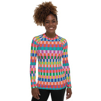Summer Geo Women's Rash Guard