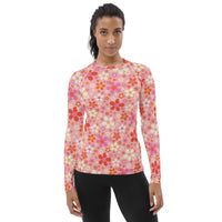 Daisy Pink Women's Rash Guard