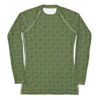 Monochrome Green Women's Rash Guard