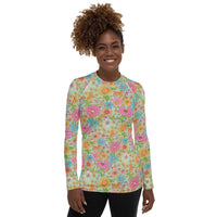 '70s Mint Women's Rash Guard