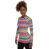 Summer Geo Women's Rash Guard