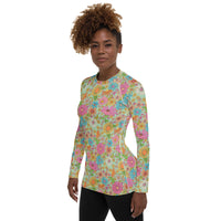 '70s Mint Women's Rash Guard