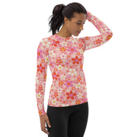 Daisy Pink Women's Rash Guard